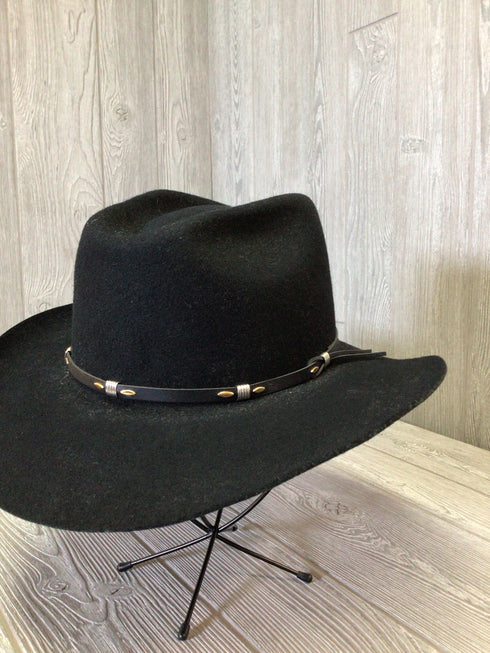 Wrangler Rugged Wear Felt Cowboy Hat Size 7.5